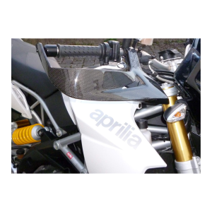 Preview: F&F Carbon Handschützer, Carbon/Glasfaser – Aprilia Dorsoduro 1200 2010–2018