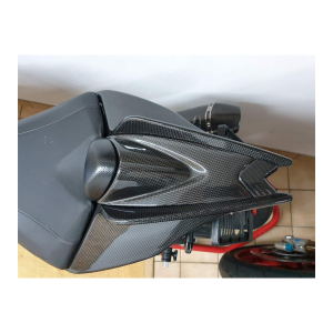 F&F Carbon Heck-Seitenverkleidung, 100 % Carbon – Aprilia RSV4 2009–2020, Tuono V4 Factory 2016–2020
