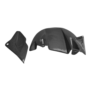 Preview: F&F Carbon Hinteres Schutzblech und unterer Kettenschutz, Carbon/Glasfaser – Aprilia SMV 750 Dorsoduro 2008–2016, Dorsoduro 900 2010–2013