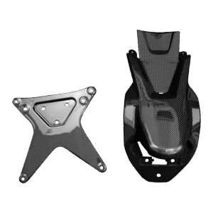 F&F Carbon Kennzeichenhalter (Set), Carbon/Glasfaser – Ducati Multistrada 1260 ab 2018