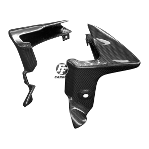 Preview: F&F Carbon Kühlerverkleidung, Carbon/Glasfaser – Aprilia RSV 1000R Tuono 2006–2011