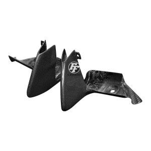Preview: F&F Carbon Kühlerverkleidung, Carbon/Glasfaser – Aprilia RSV 1000R Tuono 2006–2011