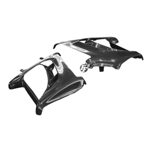 Preview: F&F Carbon Kühlerverkleidung, Carbon/Glasfaser – Ducati Diavel 2010–2013