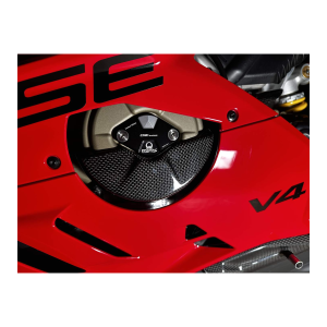 Preview: F&F Carbon Lichtmaschinen-Schutz, Carbon/Glasfaser – Ducati Panigale V4/V4S/V4R, Streetfighter V4/V4S