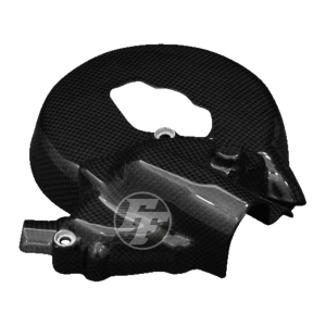 Preview: F&F Carbon Motorabdeckung links, Carbon/Glasfaser – Ducati 1098, 1198 u. a.