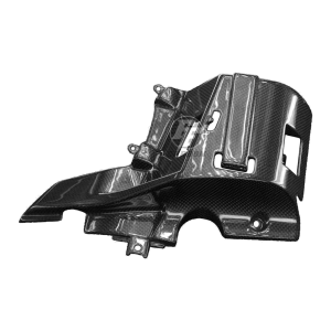 Preview: F&F Carbon Motorabdeckung links, 100 % Carbon – Ducati Monster 821, Monster 1200 2017–2018 u. a.