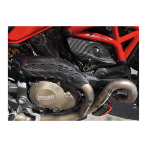 F&F Carbon Motorabdeckung rechts, Carbon/Glasfaser – Ducati Monster 1200, Monster 1200S 2014–2016 u. a.