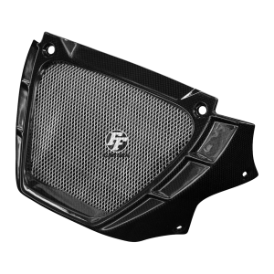 F&F Carbon Ölkühlerabdeckung, Carbon/Glasfaser – Aprilia Tuono V4 2015–2020