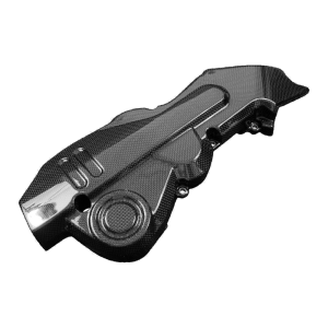 Preview: F&F Carbon Riemenabdeckung, Carbon/Glasfaser – Ducati Desert X ab 2022