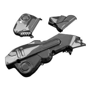 Preview: F&F Carbon Riemenabdeckung, Carbon/Glasfaser – Ducati Desert X ab 2022