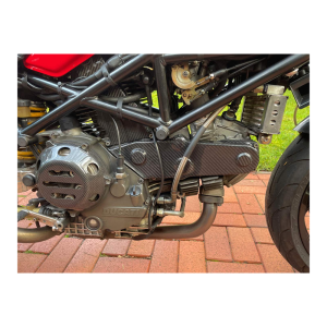 Copricinghia F&F Carbon, 100 % carbonio – Ducati Monster 900