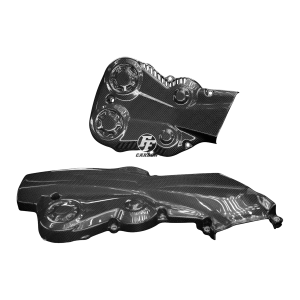 Preview: F&F Carbon Riemenabdeckung, Carbon/Glasfaser – Ducati Supersport 939 2017–2020, Supersport 950 ab 2021 u. a.