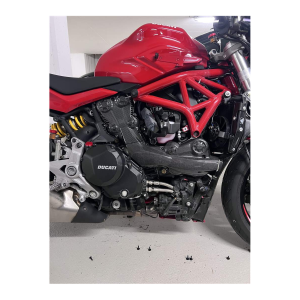 F&F Carbon Riemenabdeckung, Carbon/Glasfaser – Ducati Supersport 939 2017–2020, Supersport 950 ab 2021 u. a.