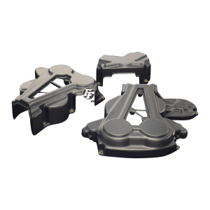 Preview: F&F Carbon Riemenabdeckung, Carbon/Glasfaser – Ducati XDiavel