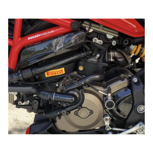 Preview: F&F Carbon Ritzelabdeckung, Carbon/Glasfaser – Ducati Monster 1200, Monster 1200S 2014–2016