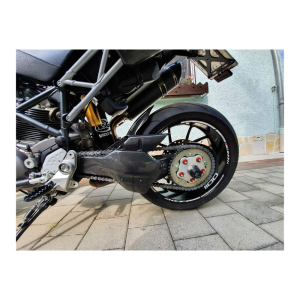 Copriforcellone F&F Carbon, 100 % carbonio – Ducati Hypermotard 796, Hypermotard 1100 Multistrada 1000 DS ecc.