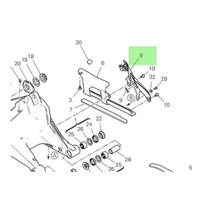 F&F Carbon Schwingenverkleidung klein, Carbon/Glasfaser – Ducati Multistrada V2 ab 2025
