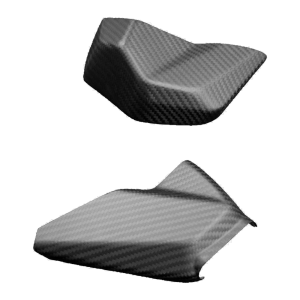 Preview: F&F Carbon Seitenverkleidung, 100 % Carbon – Ducati Panigale V4/V4S ab 2025