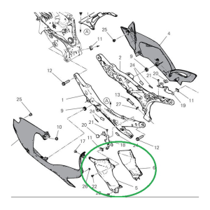 F&F Carbon Seitenverkleidung, Carbon/Glasfaser – Ducati Streetfighter V2/V2S ab 2025, Panigale V2 ab 2025