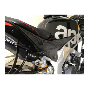 Preview: F&F Carbon Seitenverkleidung unter Tank, Carbon/Glasfaser – Aprilia RSV4 2009–2020, Tuono V4 2015–2020