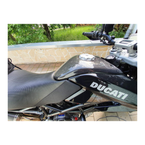 F&F Carbon Tankverkleidung, 100 % Carbon – Ducati Hypermotard 796, Hypermotard 1100