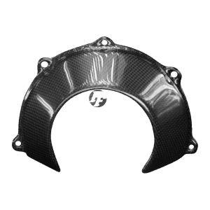 F&F Carbon Trockenkupplung-Cover, 100 % Carbon – Ducati (luftgekühlte 4 Ventil Motoren)