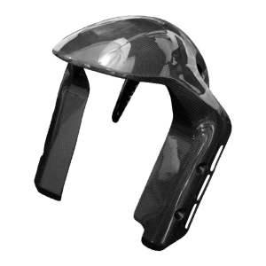 Preview: F&F Carbon Vorderes Schutzblech, Carbon/Glasfaser – Ducati DesertX ab 2026