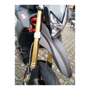 F&F Carbon Vorderes Schutzblech (Oberes Teil), 100 % Carbon – Aprilia SMV 750 Dorsoduro 2008–2013, SMV 900 Dorsoduro 2017–2022 u. a.
