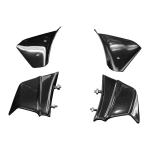 F&F Carbon Winglets-Nachrüstsatz, 100 % Carbon – Ducati Panigale V4 2018–2019, Panigale V4S 2018–2019