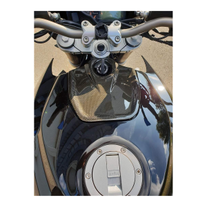 F&F Carbon Zündschlossabdeckung, 100 % Carbon – Aprilia Shiver 2007–2016