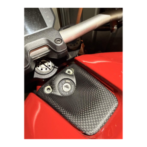 F&F Carbon Zündschlossabdeckung, Carbon/Glasfaser – Ducati Monster 1200, Monster 1200S 2014–2016 u. a.