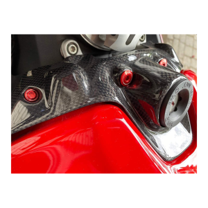 Preview: F&F Carbon Zündschlossabdeckung, Carbon/Glasfaser – Ducati Panigale 899, Panigale 959 u. a.