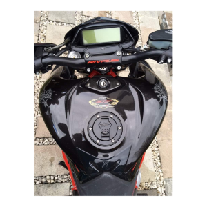 Preview: F&F Carbon Zündschlossabdeckung, Carbon/Glasfaser – MV Agusta Rivale 800 2013