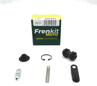 Frenkit Bremszylinder-Reparatursatz RCS 19 – Einzelteile mit Kolben, Dichtungen, Feder, Staubkappe, Sicherungsring und Entlüfterschraube