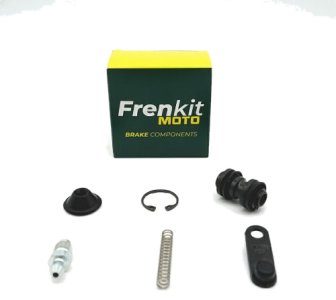 Frenkit Bremszylinder-Reparatursatz RCS 15 – Einzelteile mit Kolben, Dichtungen, Feder, Staubkappe, Sicherungsring und Entlüfterschraube