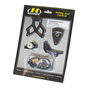 Hyperpro steering damper mounting kit – Ducati 749 / 999 (S) – Black
