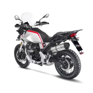 Preview: LeoVince LV One Evo Edelstahl Endschalldämpfer – Moto Guzzi V85 TT, Travel, Strada