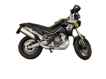 Mistral Schalldämpfer Exagon, Edelstahl matt, Euro 5 – Aprilia Tuareg 660