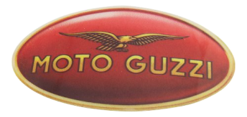Adesivo logo Moto Guzzi 11,8 x 6,5 cm