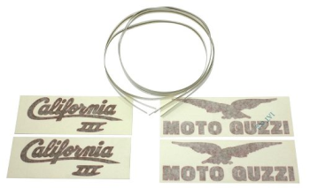 Kit decalcomanie oro/rosso Moto Guzzi – California 3