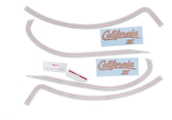 Kit decalcomanie oro-rosso completo Moto Guzzi – California 2