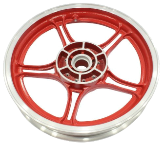 Cerchio posteriore Moto Guzzi, rosso – V65 Lario