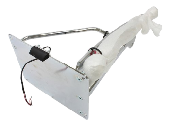 Portatarga laterale Moto Guzzi, cromato, 210 x 145 mm – California 1400, Audace, Eldorado