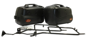 Moto Guzzi Koffer-Satz 40 Liter mit Halter, ohne Blenden – 750 Breva