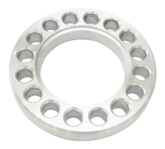 Flangia collettore Moto Guzzi in alluminio, forata, 48 mm – Le Mans 1, 2, 1100 Sport