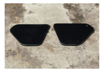 Kit fianchetti alluminio Moto Guzzi, nero – V7 e V7 II
