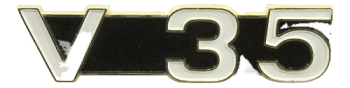 Emblema fianchetto Moto Guzzi – V35