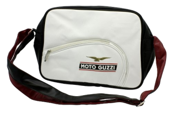 Borsa a tracolla Moto Guzzi Sport 15 «Tank», bianca, 35x25x11 cm