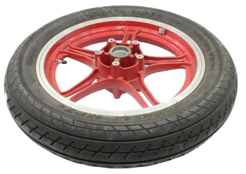 Ruota anteriore Moto Guzzi 16 pollici, rossa – 1000 Le Mans 4 e 5