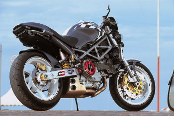 Preview: QD-EXHAUST Ducati Monster 1000 – Ex-Box Exhaust System Stainless – fitted to the motorcycle